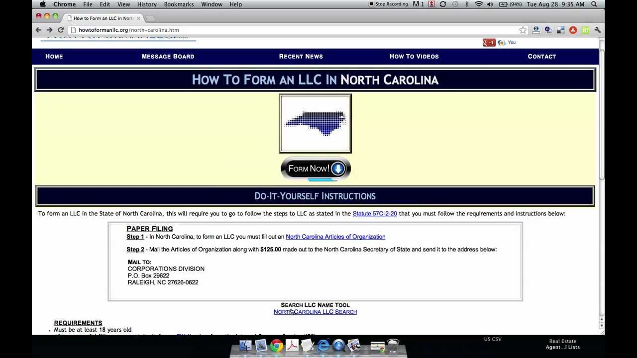 how to dissolve an llc in north carolina