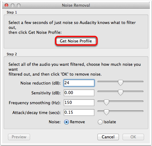 how to isolate vocals in audacity